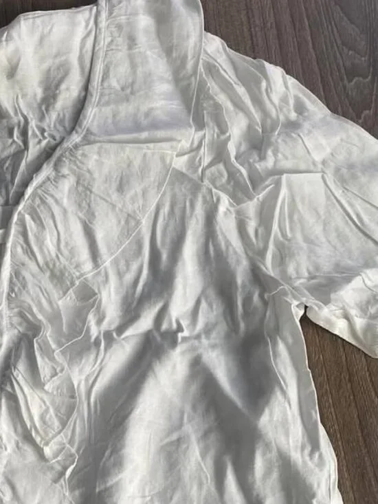 White Ruffle Top - Picture 3 of 3